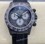 AAA Grade Clone Diw Rolex Daytona 4130 Black Carbon Fiber Gray Dial